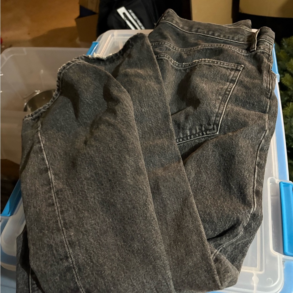 Agolde 90s Pinch Charcoal Denim Pants